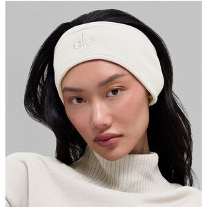 ALO Yoga Cream Terry Wide Headband